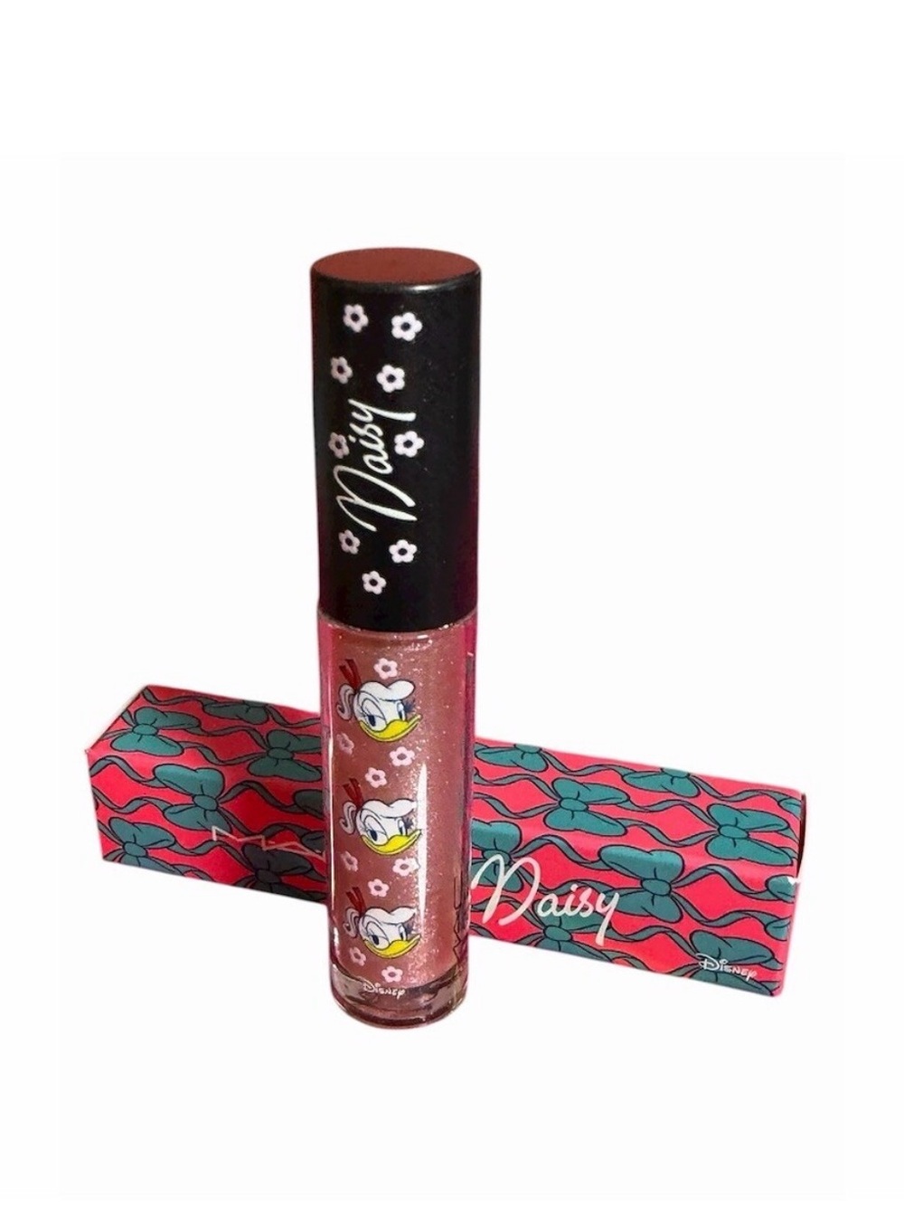 MAC x Disney Daisy Duck Lipglass Glitter Shimmer Lip Gloss OUT ON THE TOWN - Picture 4 of 5